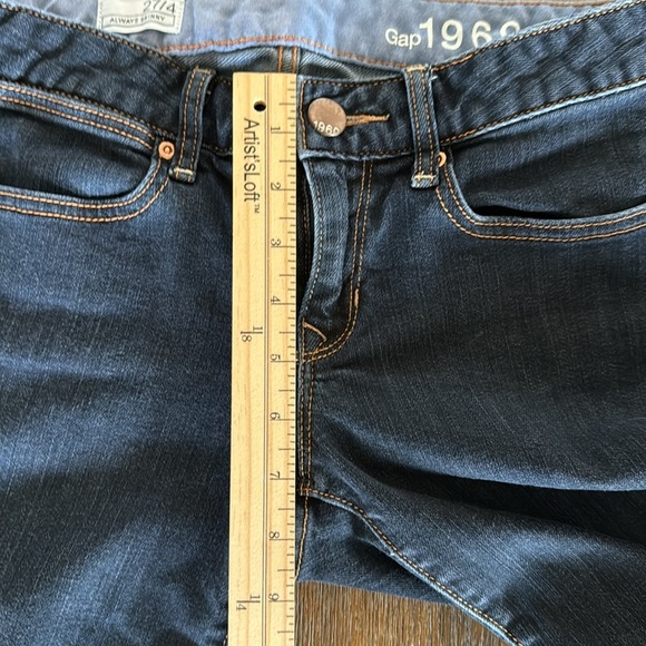 GAP Women’s Always Skinny Jeans with Classic Indigo Wash Size 27/4 - Picture 5 of 11